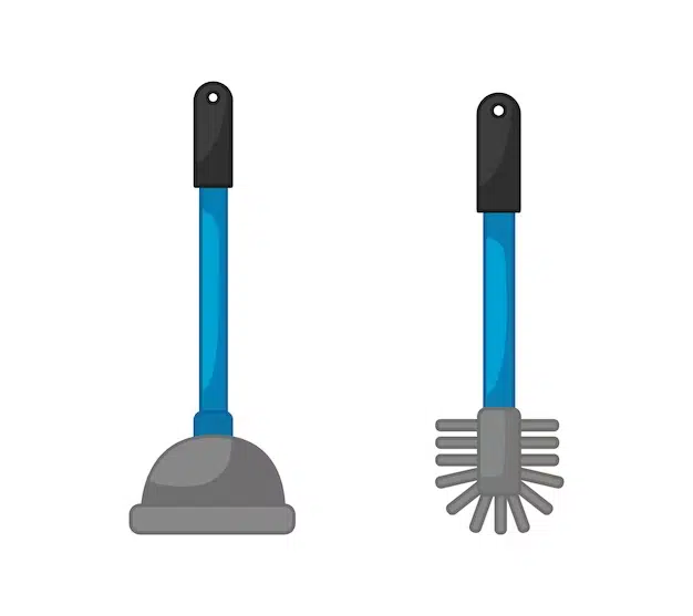 toilet brush with blue plastic handle brush set cleaning equipment